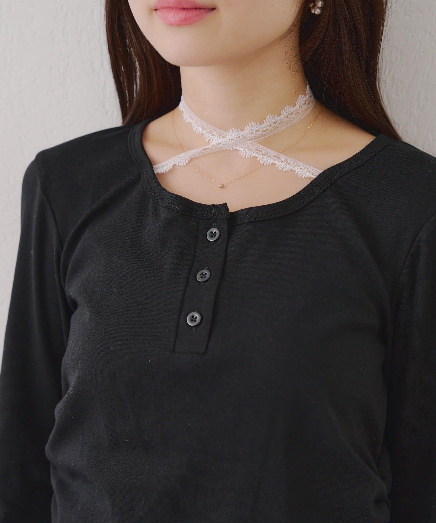 【RMAF】蕾絲掛脖上衣