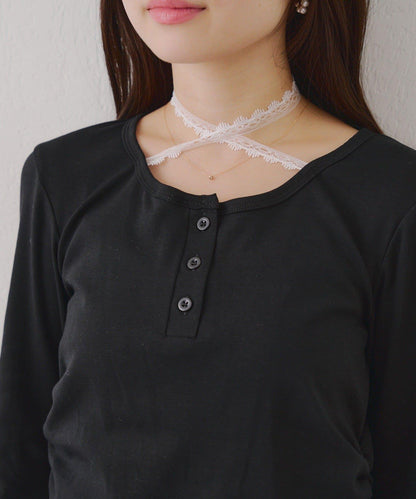 【RMAF】蕾絲掛脖上衣