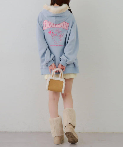 【RMAF】應援兔子加絨連帽衛衣