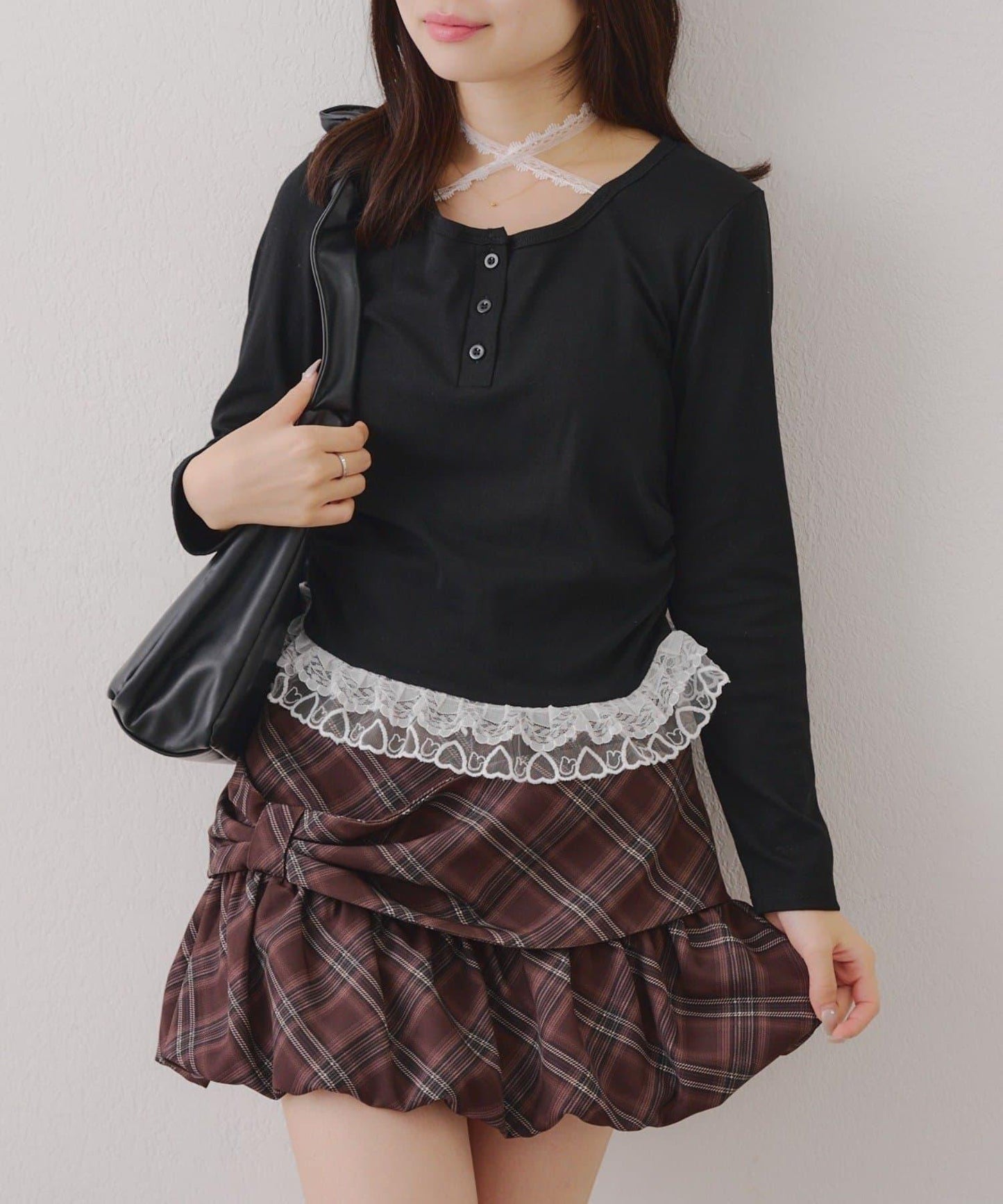 【RMAF】蕾絲掛脖上衣