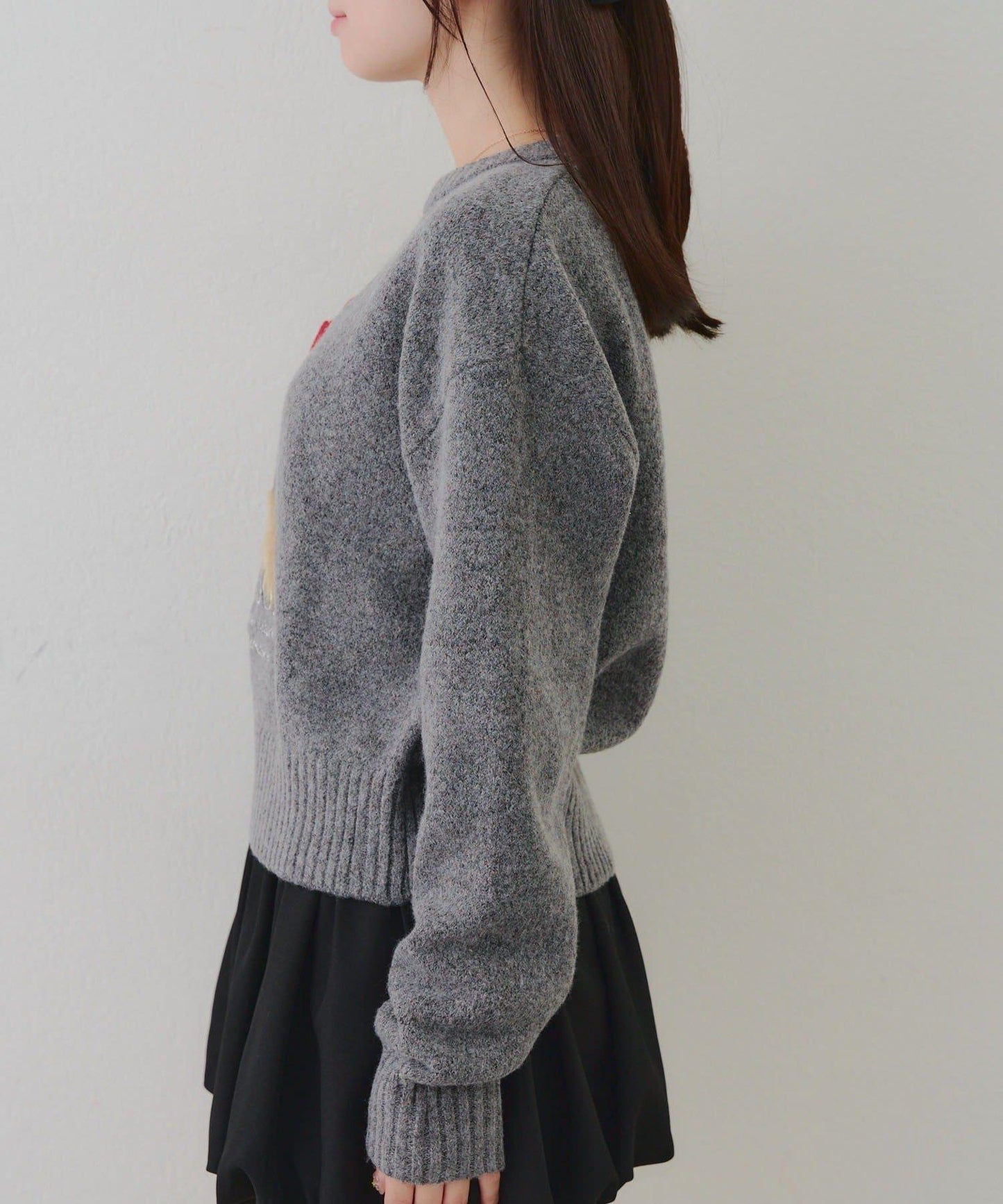 【RMAF】針織帽熊圖案套頭衫