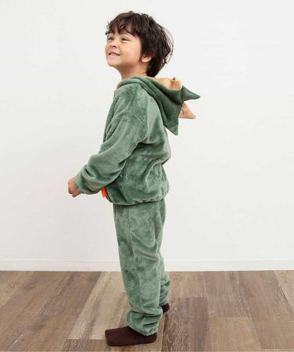 動物圖案法蘭絨睡衣