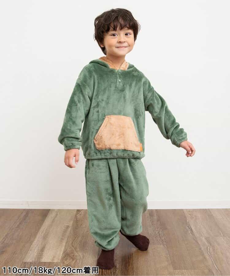 動物圖案法蘭絨睡衣