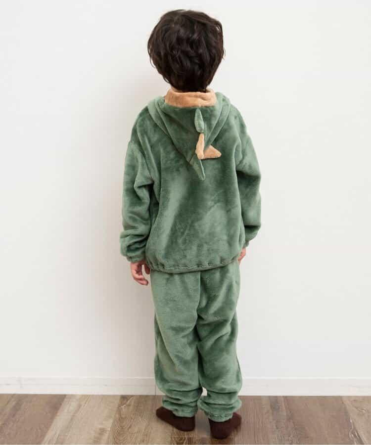 動物圖案法蘭絨睡衣