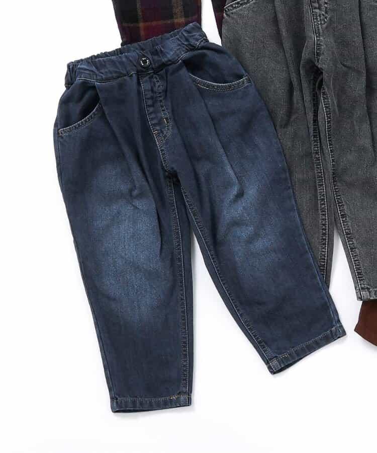 加絨保暖寬鬆打褶長褲 10分丈