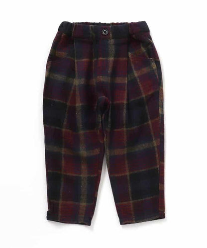 加絨保暖寬鬆打褶長褲 10分丈