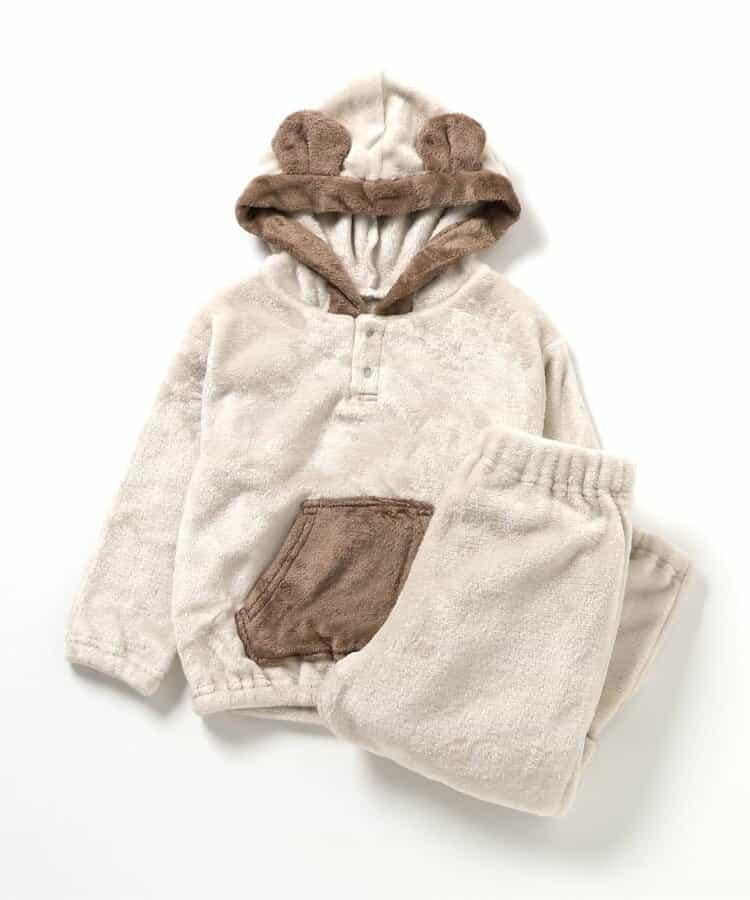 動物圖案法蘭絨睡衣