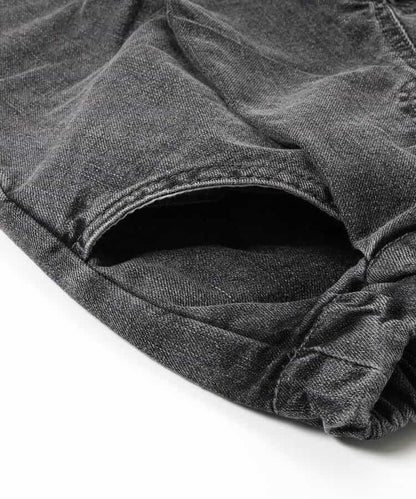 加絨保暖寬鬆打褶長褲 10分丈