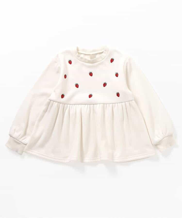 內層搖粒絨荷葉邊刺繡衛衣