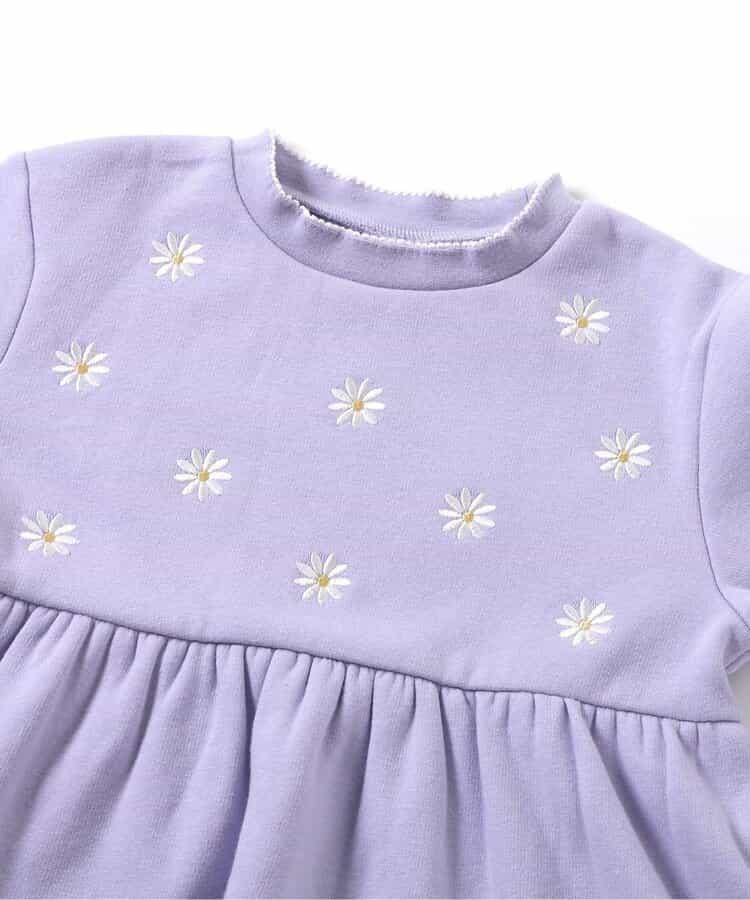 內層搖粒絨荷葉邊刺繡衛衣