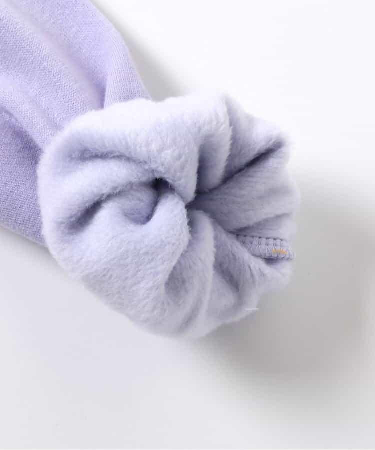 內層搖粒絨荷葉邊刺繡衛衣