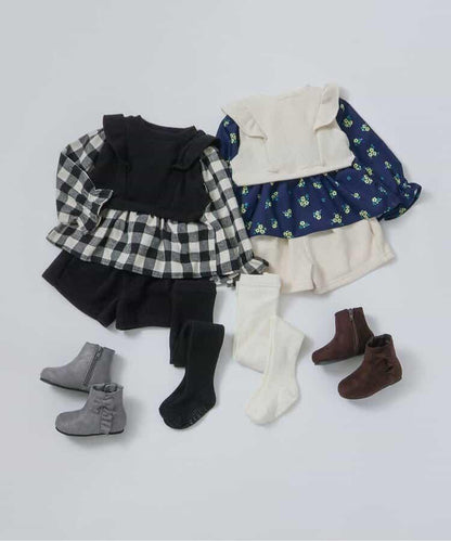 背心拼接上衣&短褲套裝 短款