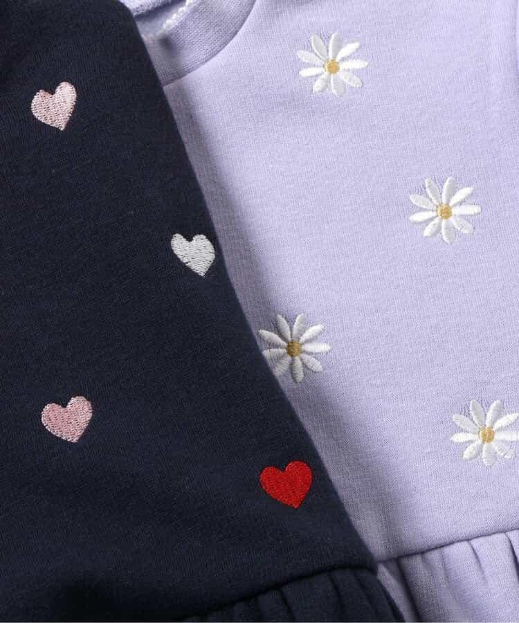 內層搖粒絨荷葉邊刺繡衛衣