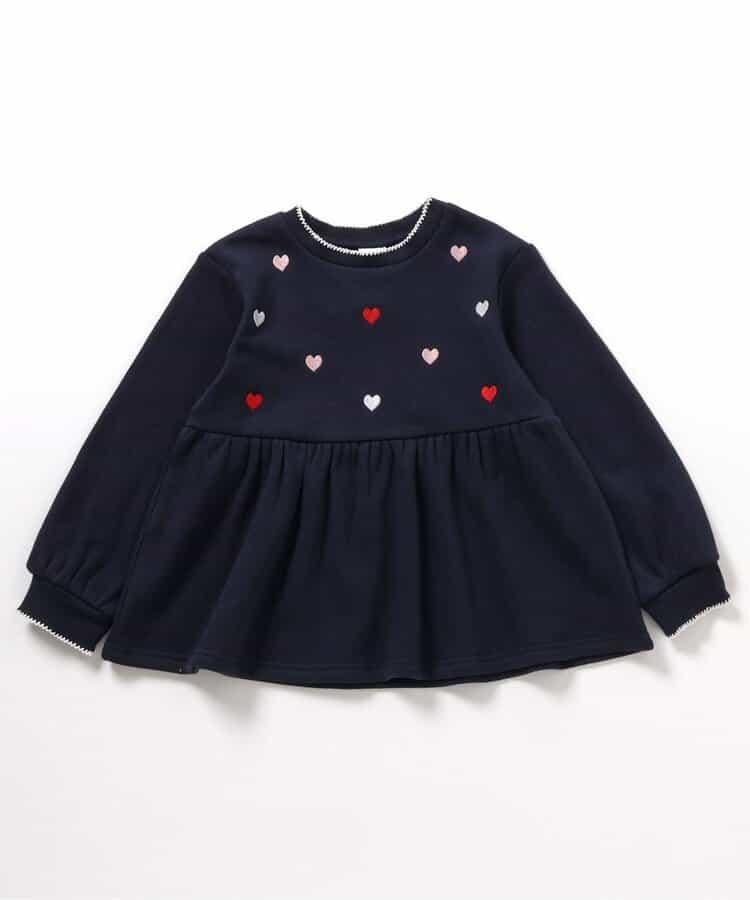 內層搖粒絨荷葉邊刺繡衛衣