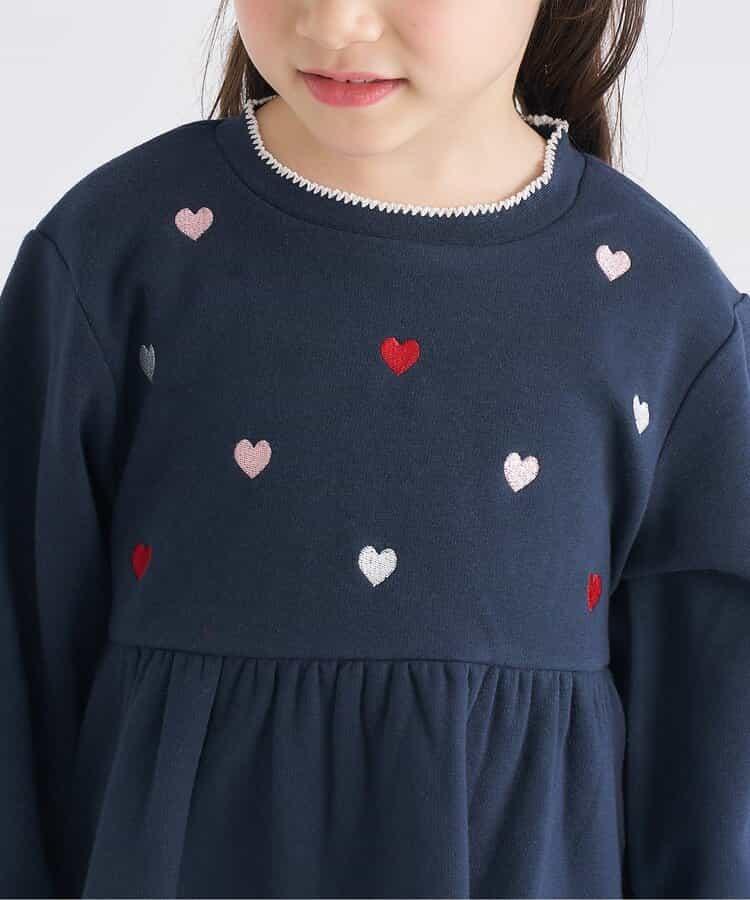 內層搖粒絨荷葉邊刺繡衛衣