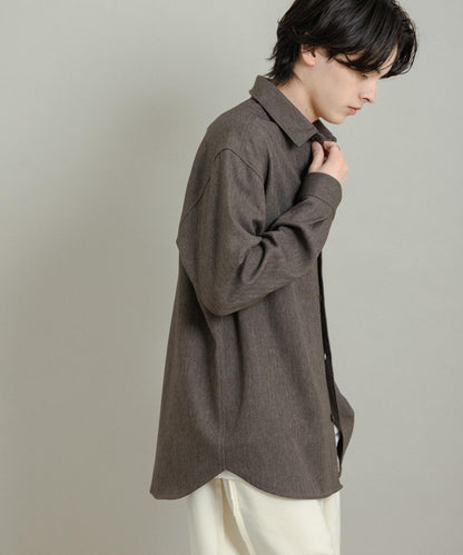 『UR TECH』人字紋常規領襯衫