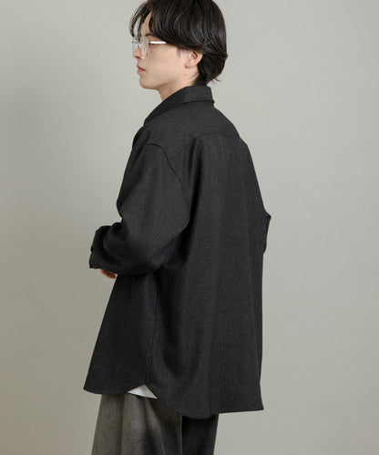 『UR TECH』人字紋常規領襯衫