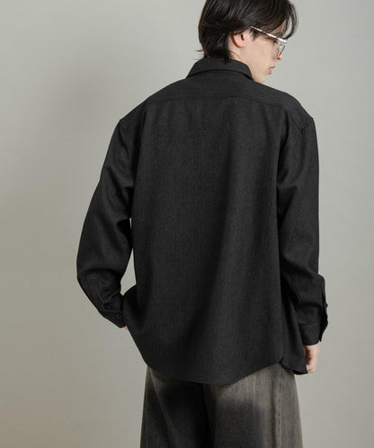 『UR TECH』人字紋常規領襯衫