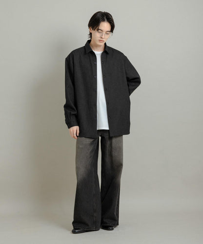 『UR TECH』人字紋常規領襯衫