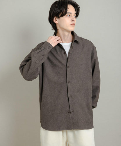 『UR TECH』人字紋常規領襯衫