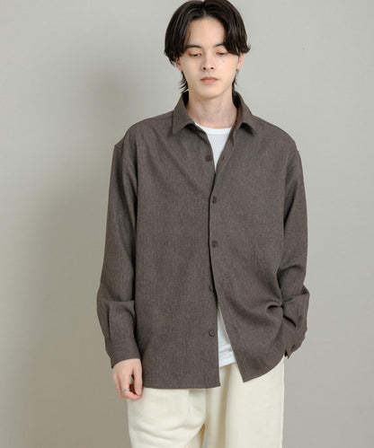 『UR TECH』人字紋常規領襯衫