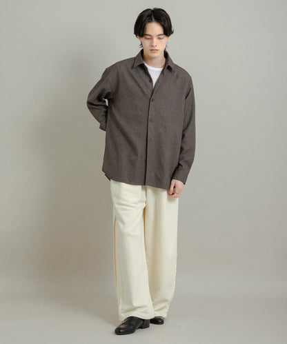 『UR TECH』人字紋常規領襯衫