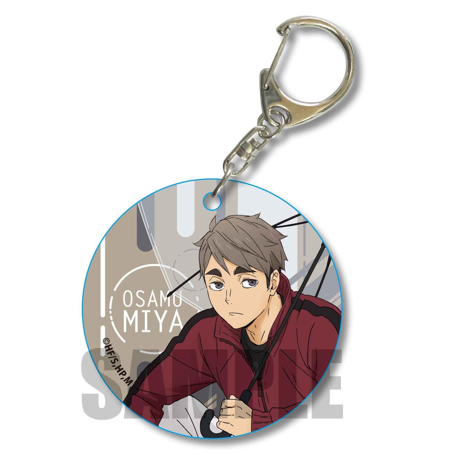 《排球少年》 TO THE TOP 柔軟透明掛件 /宮治（雨天款）