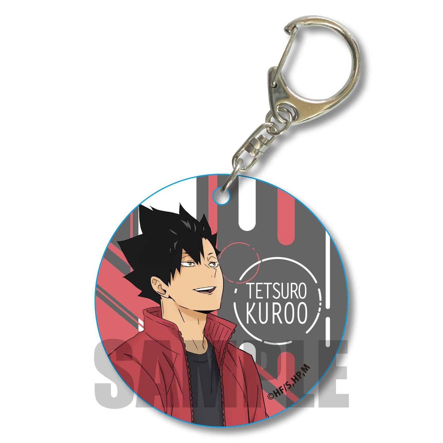 《排球少年》 TO THE TOP_柔軟透明掛件 /黑尾鐵朗（雨天款）