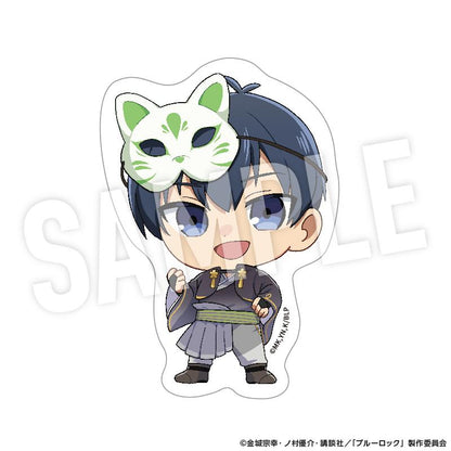 《藍色監獄》透明貼紙 妖異Q版（潔世一）