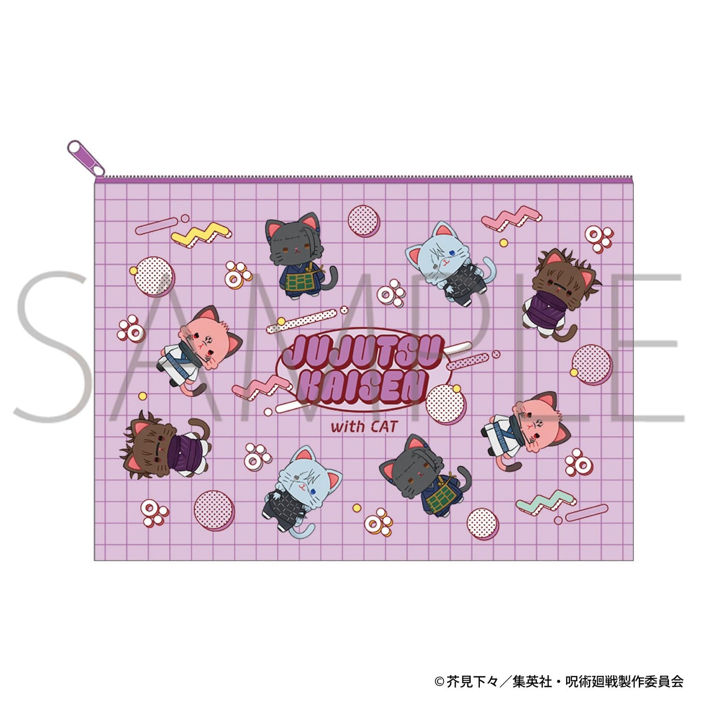 《咒術回戰》 第2季 withCAT illustration Ver. 透明收納包 B