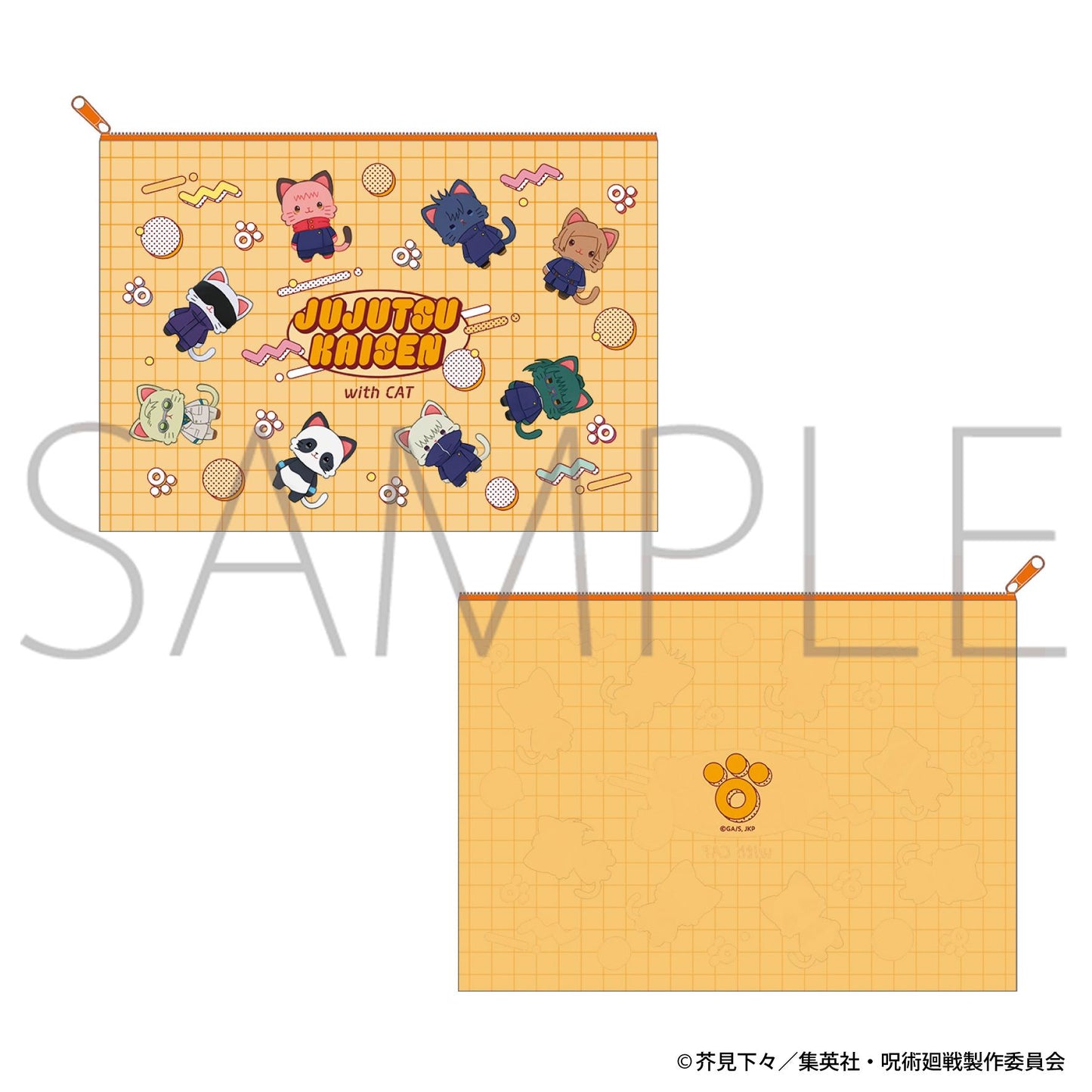 《咒術回戰》 第2季 withCAT插畫版透明收納包A