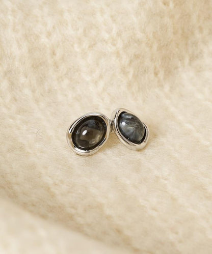 清新感透明寶石耳環