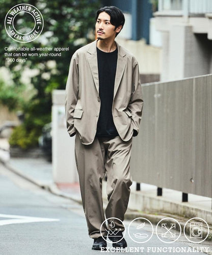全氣候運動服 舒適版型 旅行套裝/夾克/寬鬆長褲