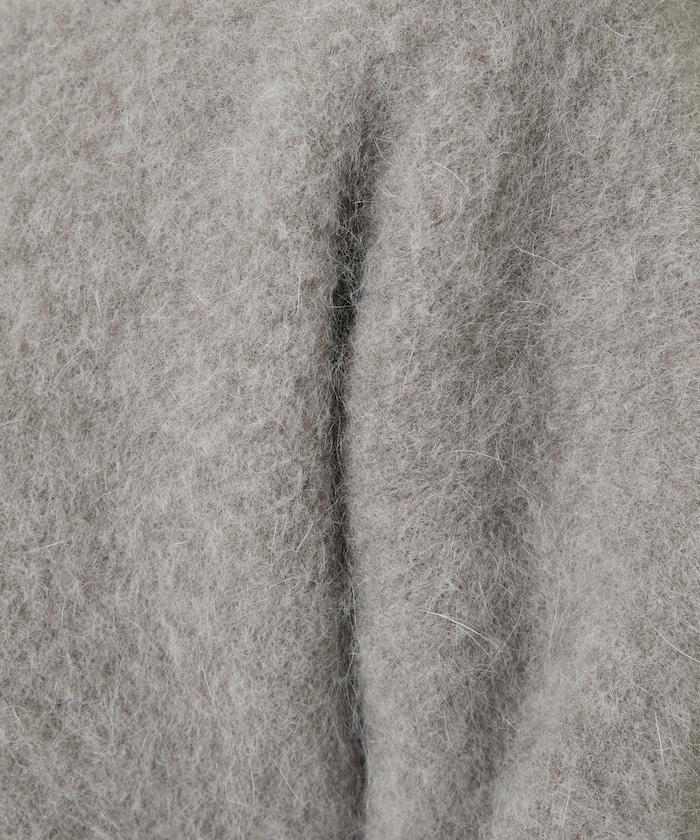 毛絨針織套頭衫