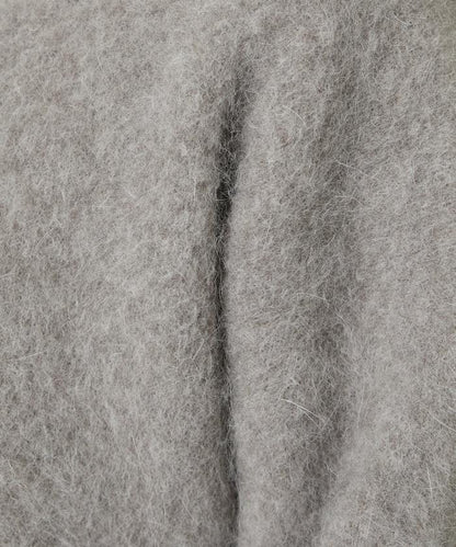 毛絨針織套頭衫