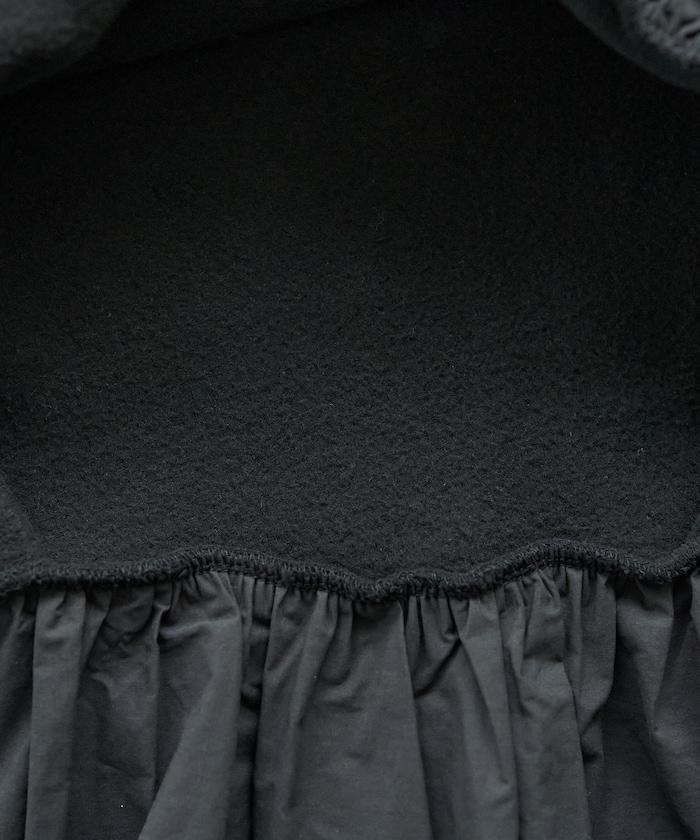 加絨拼接襯衫衛衣