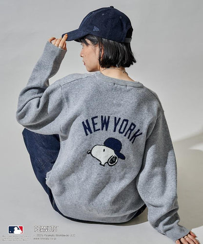 MLB×《PEANUTS》 提花針織衫