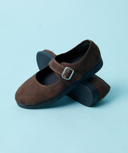 人造皮革瑪麗珍鞋 [23~28cm] / 帶扣鞋 【限量】