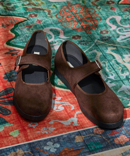 人造皮革瑪麗珍鞋 [23~28cm] / 帶扣鞋 【限量】