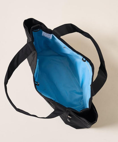 中號多口袋D防潑水托特包提花肩帶