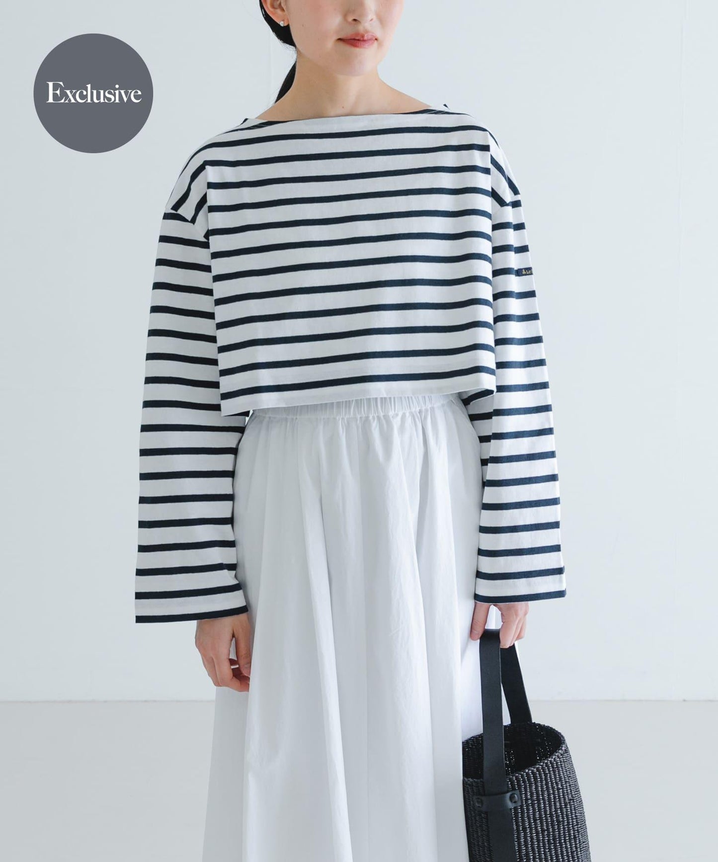 『聯名』Le minor×UR 條紋短款T恤