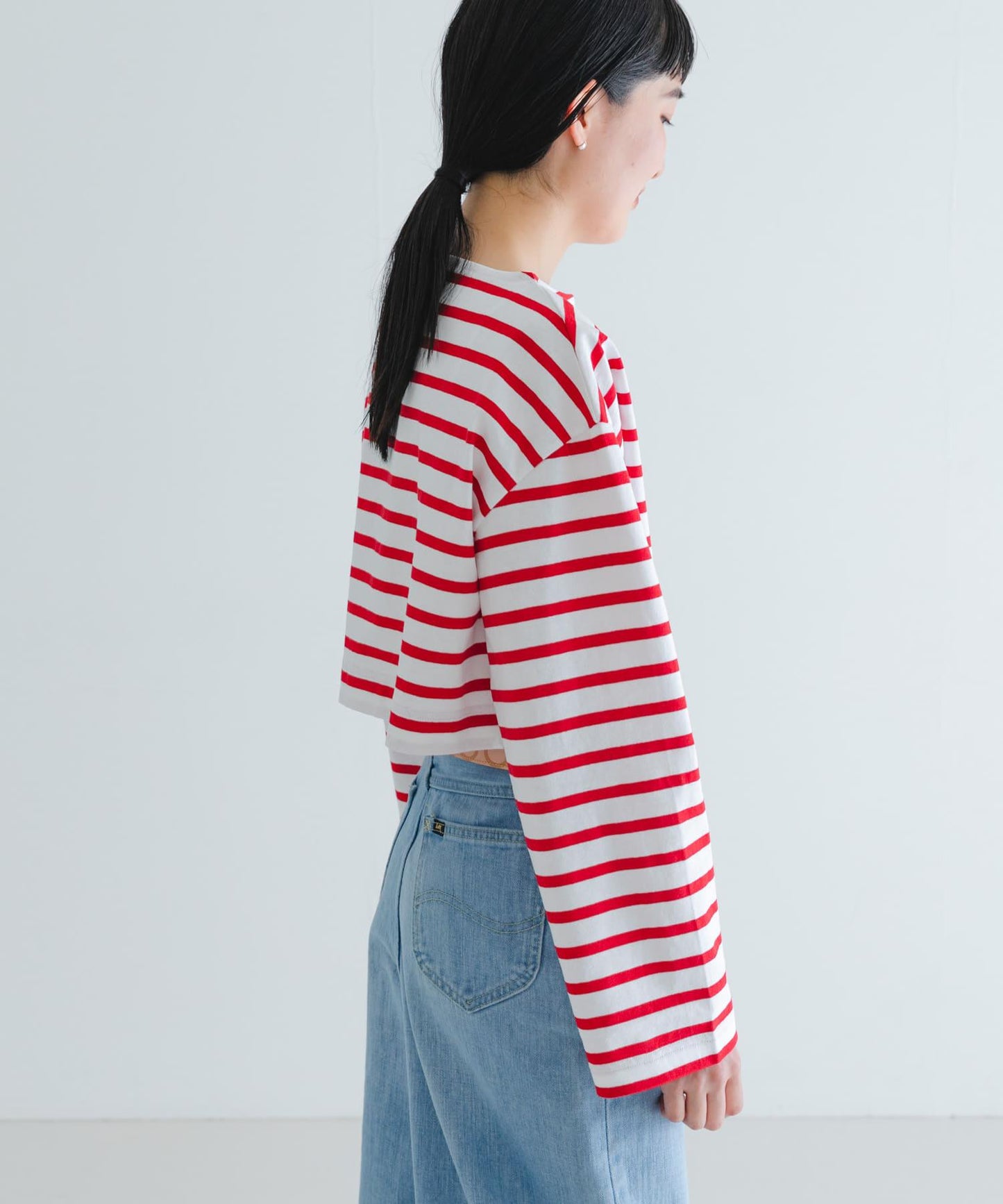 『聯名』Le minor×UR 條紋短款T恤