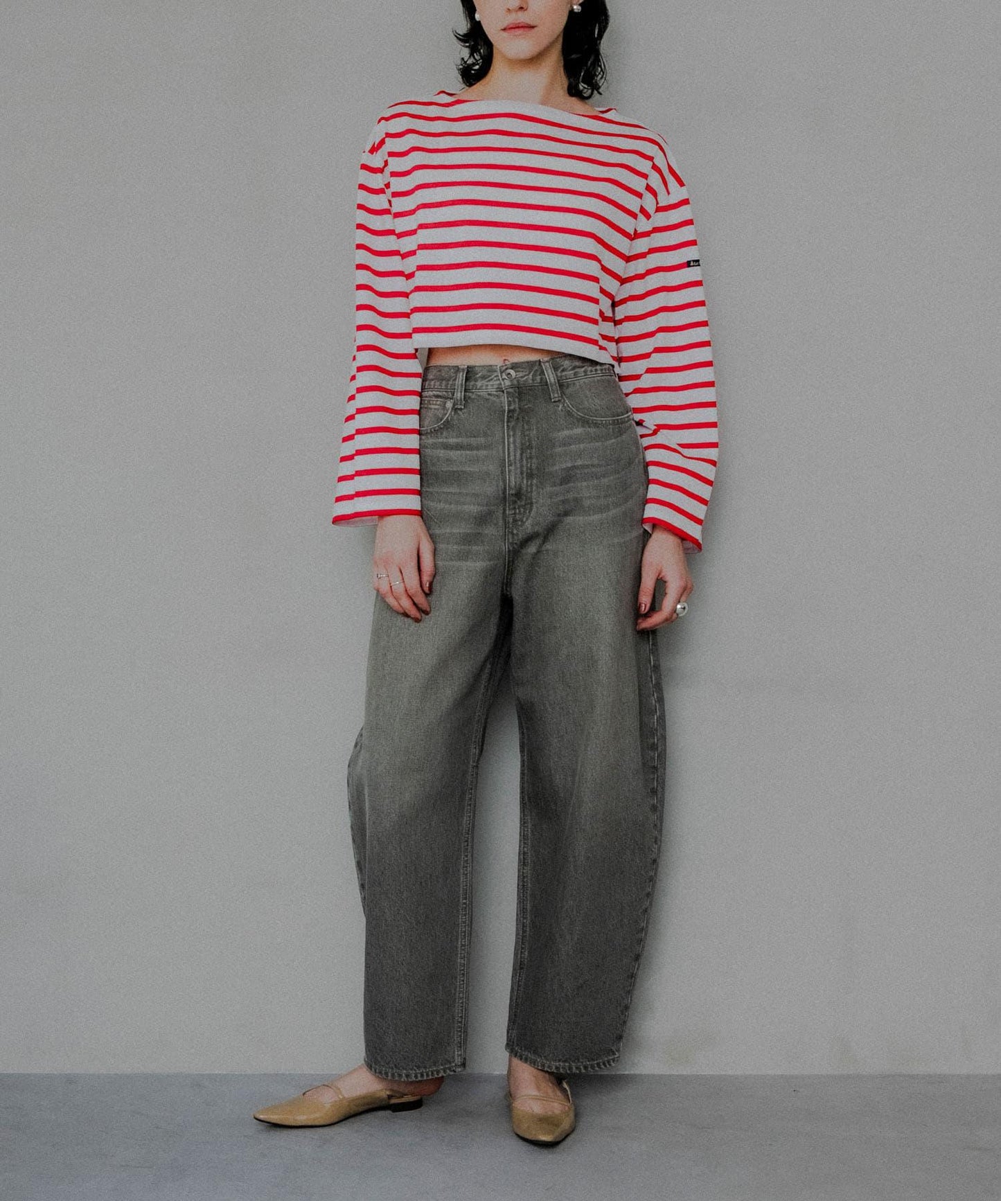 『聯名』Le minor×UR 條紋短款T恤