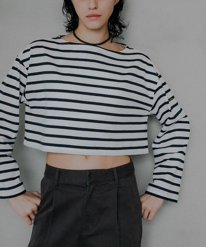 『聯名』Le minor×UR 條紋短款T恤