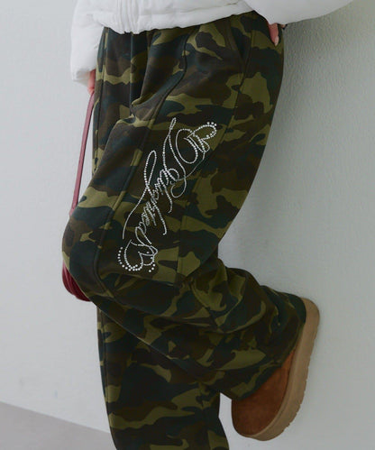 【SETUP可搭配】亮片字母標誌衛褲