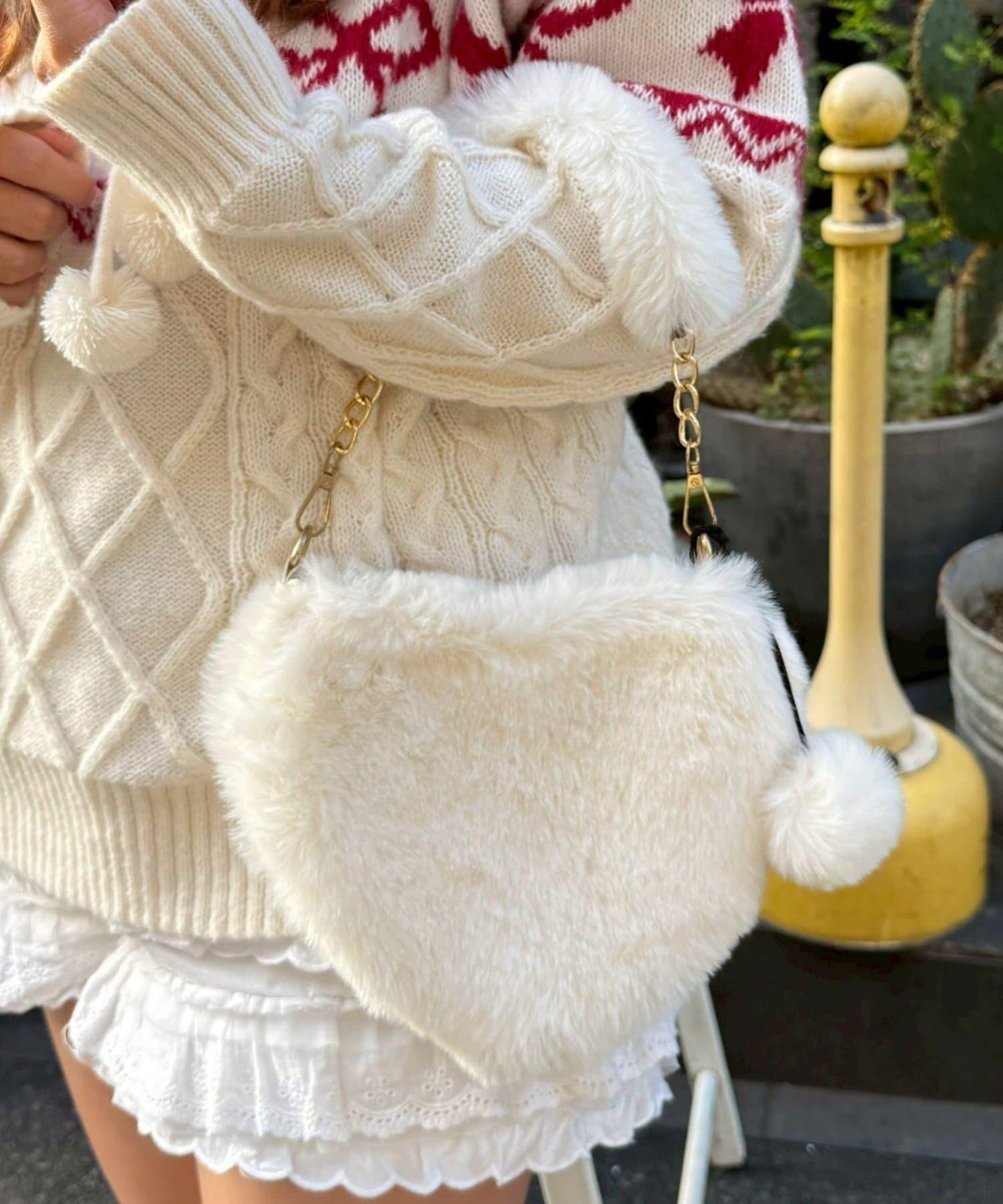 【HolidayCollection】愛心毛絨包