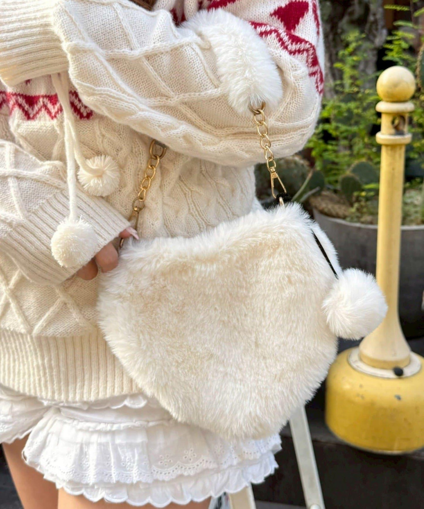 【HolidayCollection】愛心毛絨包