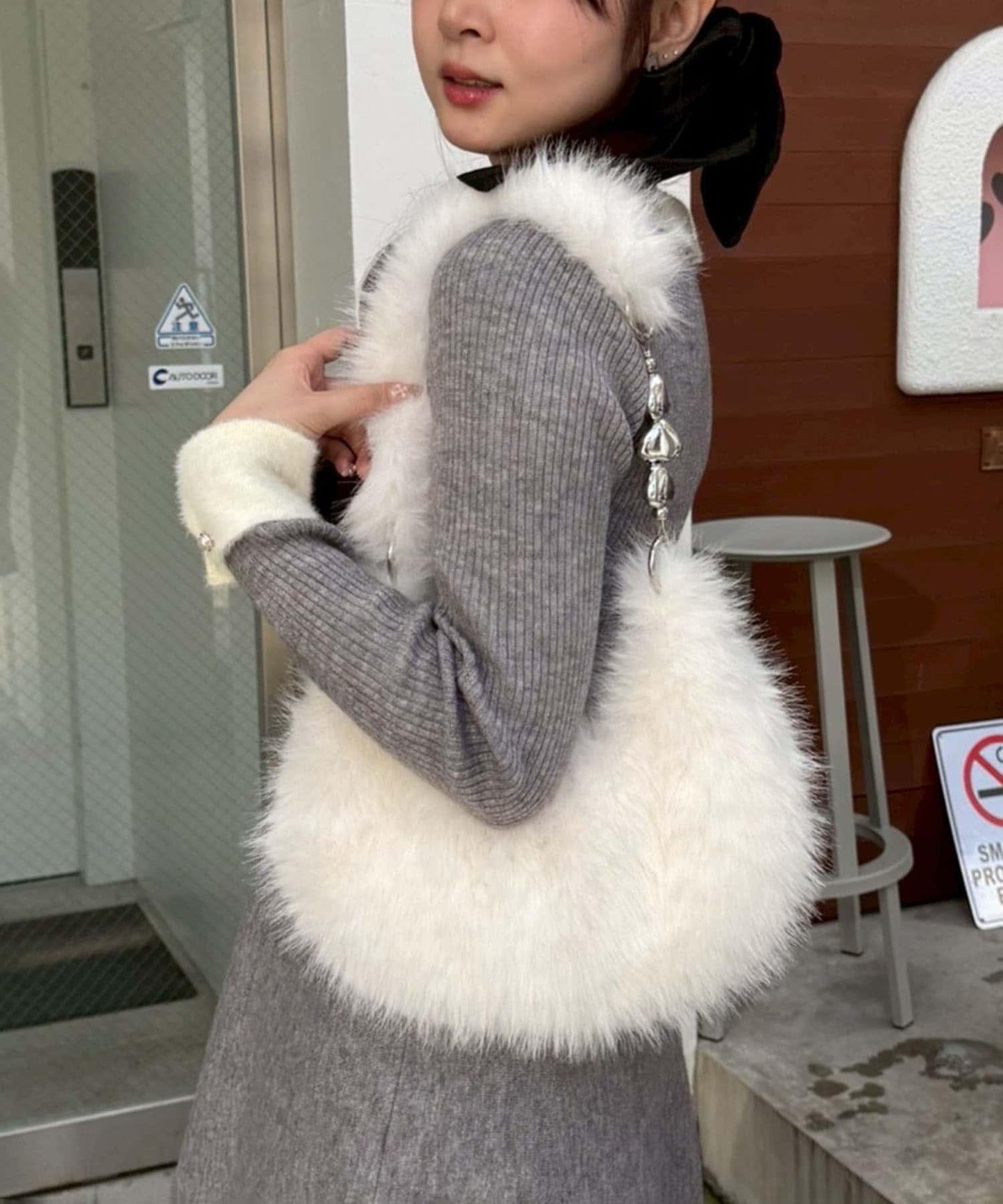 【HolidayCollection】毛絨愛心包