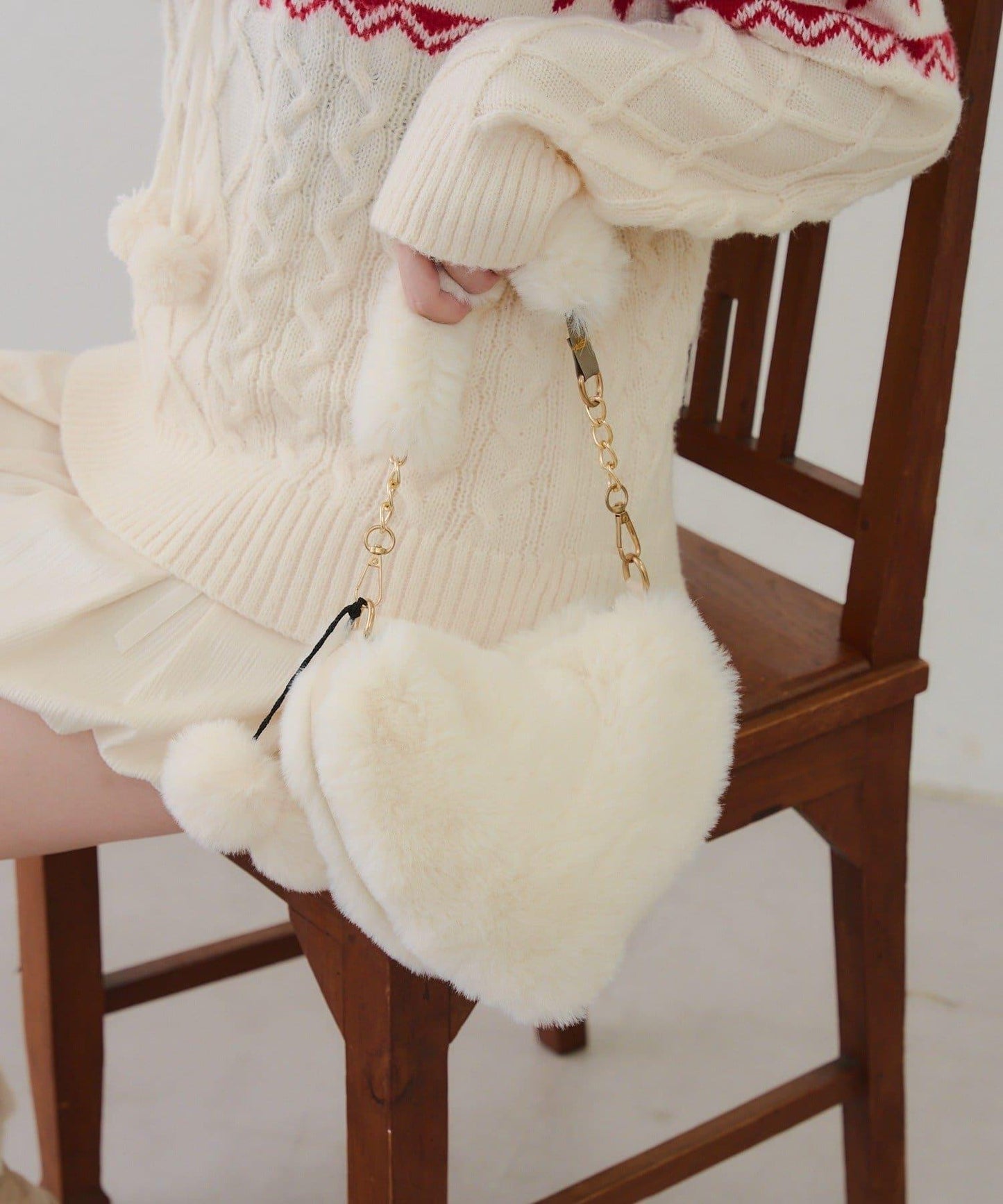 【HolidayCollection】愛心毛絨包