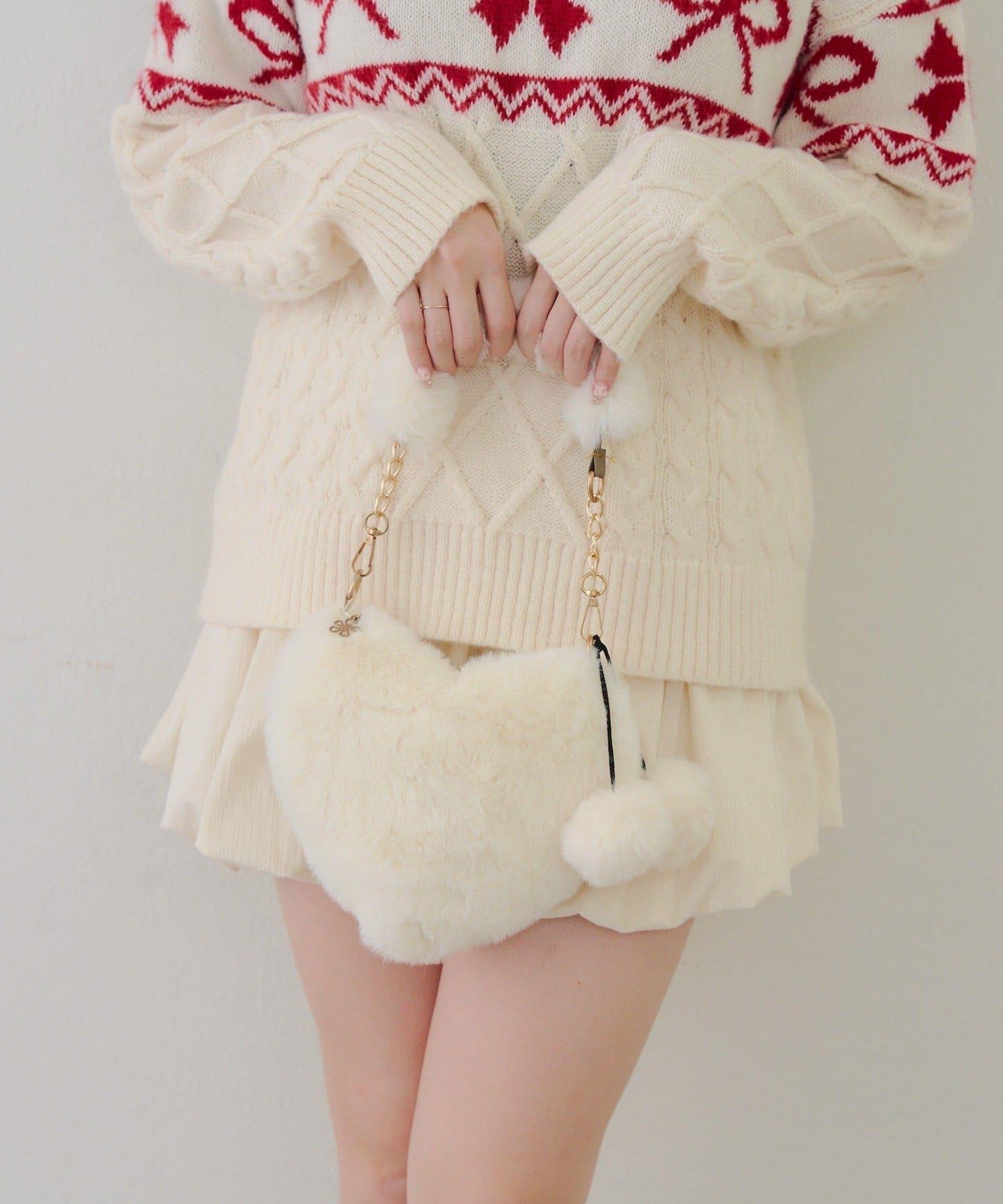 【HolidayCollection】愛心毛絨包